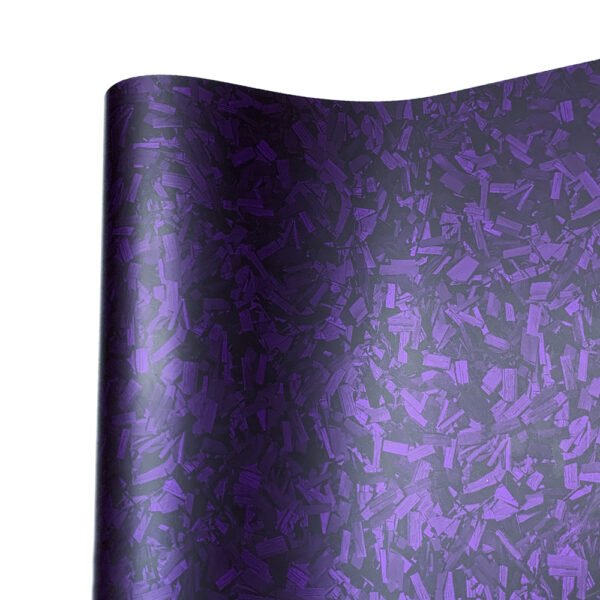 Vinilo Wrap Fibra de Carbono Forjada Morada Mate - Image 3