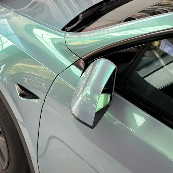 Vinilo Wrap Candy Gris Perla Verde Gloss - Image 9