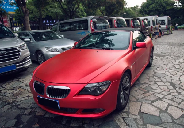 Vinilo Wrap Camaleón Rojo Satinado