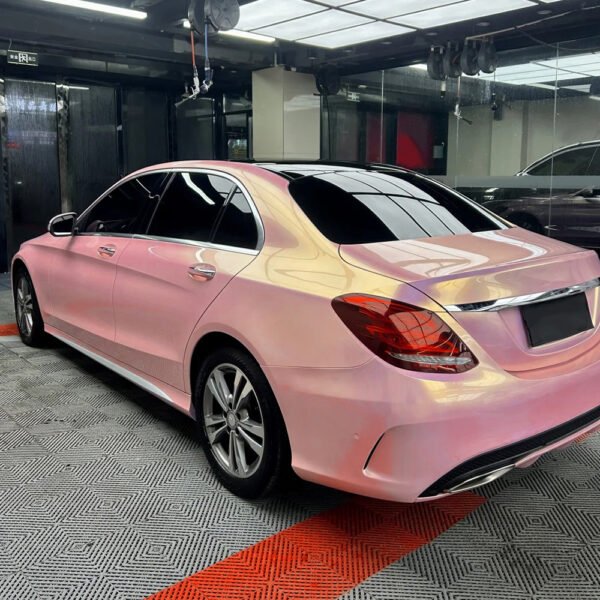 Vinilo Wrap Rosado Perla Amarilla  Candy